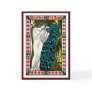 Card/ Invitation: Peacock Artwork - The Kiss
