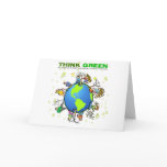 Card/ Invitation: Think Green - Plant a Tree