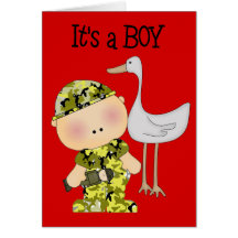 Card It's A Boy New Baby Announcement 3A9
