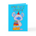 Card Kid's Boys Happy Birthday Wishes Mouse Cake by Shan_Darling_Gifts Card Kid's Boys Happy Birthday Wishes Mouse Cake