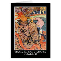 Card: Lautrec - French Art - Nouveau Cirque by VintageCabaret Card: Lautrec - French Art - Nouveau Cirque