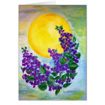Card Lilacs in Midsummer sun