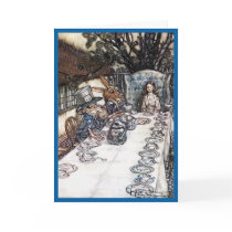 Card: Mad Hatter Tea Party - Alice in Wonderland by Aquavel Card: Mad Hatter Tea Party - Alice in Wonderland