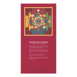 CARD Mandala of the 5Elements - with explanation Customized Photo Card