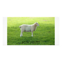 Card Miss You.... Customized Photo Card