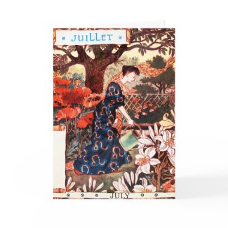 Card: Month of July - Jullet card