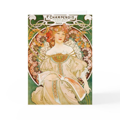 Card: Mucha - Champenois card
