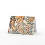 Card: Mucha - Language of Flowers