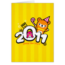 card New Year 2011 cards
