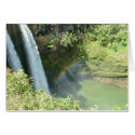 Card/Note, Wailua Falls, Kauai, Hawaii