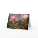 Card: Orchid and Hummingbirds by VintagePets Card: Orchid and Hummingbirds
