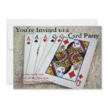 Card Party Personalized Invites