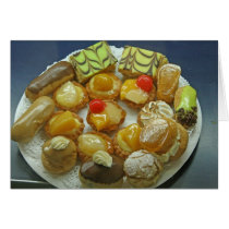 Card, "Pastries # 3" by Florabunda Card, "Pastries # 3"