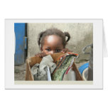 Card, "Peeping Child, Ivory Coast, West Africa"