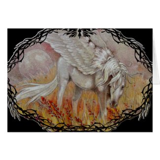 Card - Pegasus Wildflower Fields card