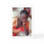Card, Pensive Child at Home, Banjul, Gambia