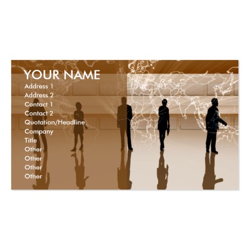 card_people business card template (front side)