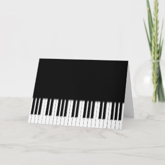Card - Piano Keyboard