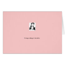 card: pink "I bring nothing to the table" by tapirfrog card: pink "I bring nothing to the table"