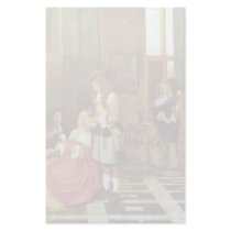 Card Players By Hooch Pieter De (Best Quality) Stationery Paper