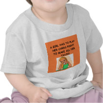 card playing joke t-shirts