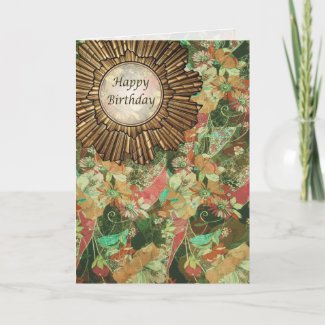 Card | Retro / Art Deco Birthday Day Card