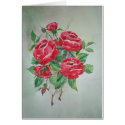 Card Roses with poem inside