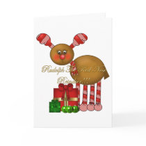 Card-Rudolph the Red Nose Reindeer