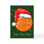 Card - Santa Basketball