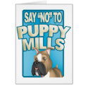 Card: Say No to Puppy Mills by Aquavel Card: Say No to Puppy Mills