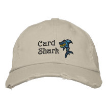Card Shark Embroidered Baseball Caps