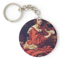 Card Sharps And Fortune Teller Detail By Régnier N Key Chains