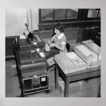 Card Shuffler: 1937 Print