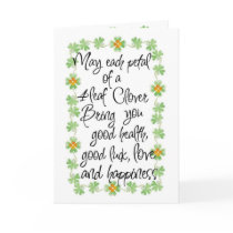 Card-St. Patricks Day