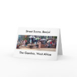 Card, "Street Scene, Banjul, Gambia, West Africa"
