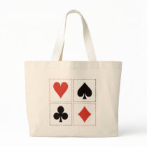 Card Suits 03 Canvas Bags