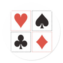 Card Suits 03 stickers by visualnewbie Card Suits 03 stickers