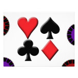 Card Suits Custom Invites