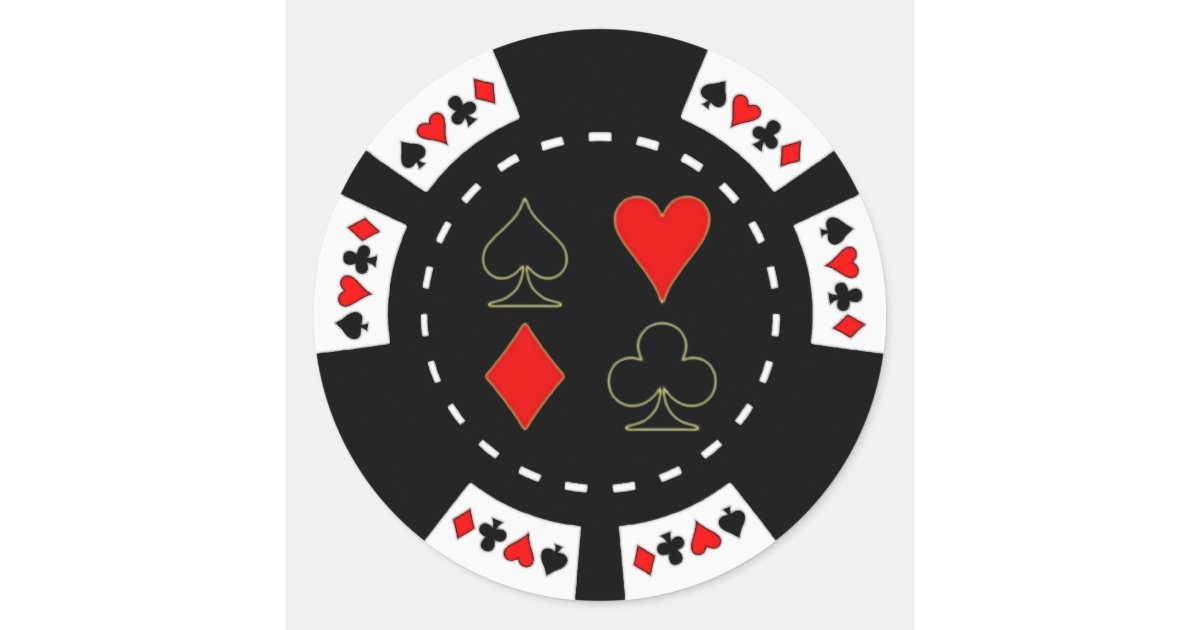Suits poker chips
