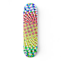 Card Suits Spiral: Psychedelic Edition: Skateboard