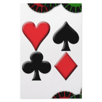Card Suits Stationery Paper