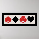 card-suits-T Poster