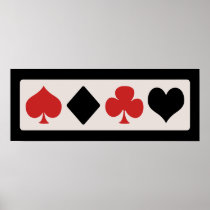 card-suits-T Poster
