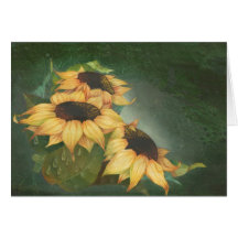 Card - Sunflowers by Doreta Y. Boyd