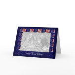 Card Template - American Flag Border