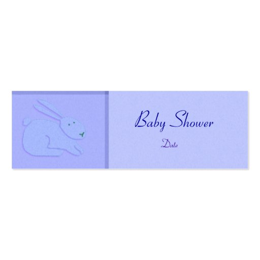Card Template - Baby Announcement/Shower Business Card Templates (front side)