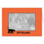 Card Template - Black Cat Halloween