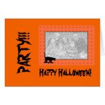 Card Template - Black Cat Halloween