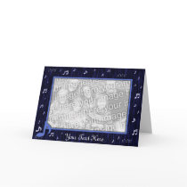 Card Template - Blue Note by pawtraitart Card Template - Blue Note
