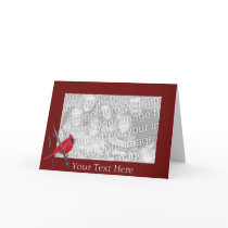 Card Template - Cardinal Bird